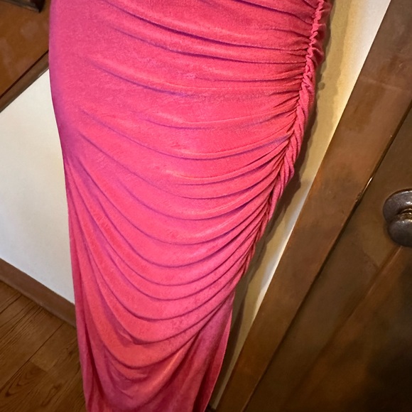 Anthropologie Misha ruched maxi gown . Size L.New w/ tags - Picture 6 of 11